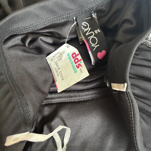 Y2K STRAPLESS RHINESTONE BELT FLOWY GLAM FAIRY BLOUSE TOP LARGE NWT. - Picture 7 of 7